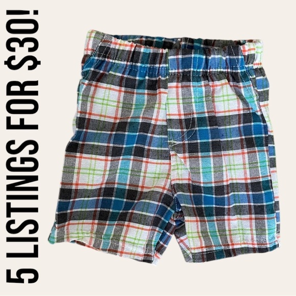 Vintage WEEPLAY Y2K Baby Boy Plaid Shorts size 12 months 
Excellent condition - Picture 2 of 9